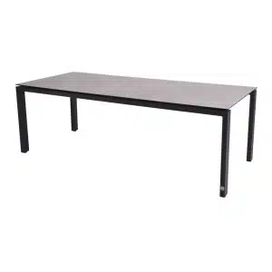 Goa Tafelframe Antracite Met HPL Tafelblad Slate Antracite 220 x 95 cm 4SO - 4so