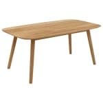 Goossens Tuintafel Lago, Semi rechthoekig 180 x90 cm