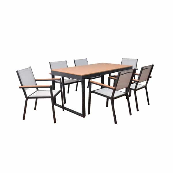 HOME DELUXE Tuinset Siera Sedia 7-delig