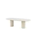 Hampton dining tafel zand ovaal mortex 240x105 cm 4SO - 4so