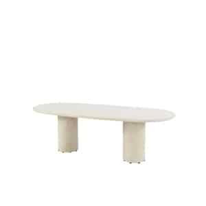 Hampton dining tafel zand ovaal mortex 240x105 cm 4SO - 4so