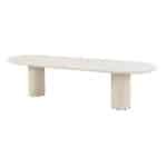 Hampton dining tafel zand ovaal mortex 300x110 cm 4SO - 4so