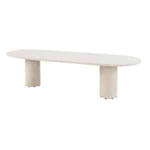 Hampton dining tafel zand ovaal mortex 300x110 cm 4SO - 4so