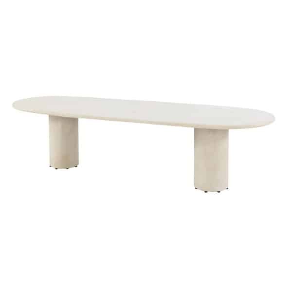 Hampton dining tafel zand ovaal mortex 300x110 cm 4SO - 4so