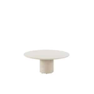 Hampton low dining tafel zand rond mortex dia. 160 cm 4SO - 4so