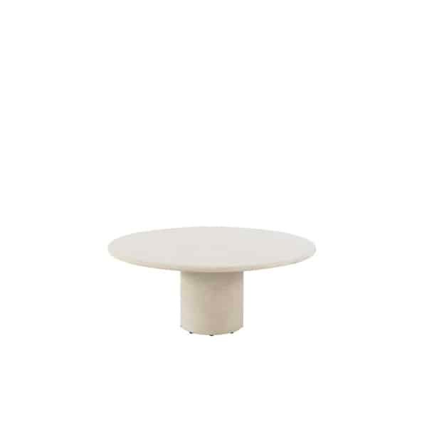 Hampton low dining tafel zand rond mortex dia. 160 cm 4SO - 4so