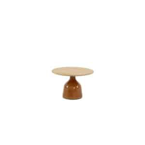 June coffee tafel caramel keramiek rond teak dia. 60 cm 4SO - 4so