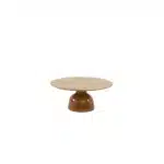 June coffee tafel caramel keramiek rond teak dia. 80 cm 4SO - 4so