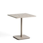 Kave Home Bistrotafel Brai Staal, 70 x 70cm - Beige - Vierkant