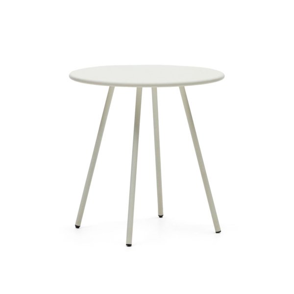 Kave Home Outdoor Bistrotafel 'Montjoi' 70cm, kleur Wit