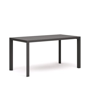 Kave Home Tuintafel 'Culip' 150 x 77cm, kleur Donkergrijs