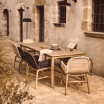 Kave Home Tuintafel Sori Acaciahout, 240 x 100cm - Bruin