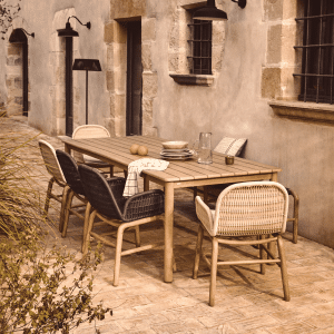 Kave Home Tuintafel Sori Acaciahout, 240 x 100cm - Bruin