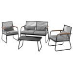 LIVARNO Loungeset 4-delig