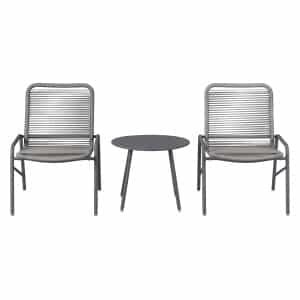 LIVARNO Tuinset 3-delig (Antraciet)