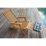 Ligstoel Premium Sunrise teakhout 150x56x77/95 cm