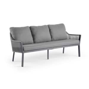 Liv 3-zits lounge dining bank charcoal Tierra Outdoor - Tierra outdoor