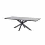 Minerva tafelframe Antracite met tafelblad Ceramic Terrazzo 220 x 95 cm 4SO - 4so