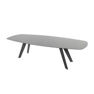 Montana Tafelframe Antracite Met Montana Tafelblad Ceramic Terrazzo 280 x 113 cm 4SO - 4so