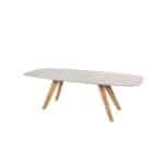 Montana Tafelframe Teak Met Montana Tafelblad Ceramic Terrazzo 240 x 103 cm 4SO - 4so