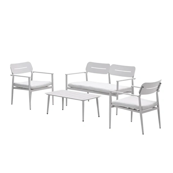 Morella loungeset 4-delig taupe