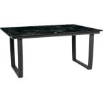 Outdoor Dining Loungetafel Liv Marble Aluminium en Trespa 150x90 cm Tierra - Tierra outdoor