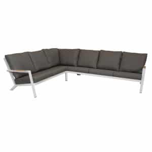 Qopps Okion hoek loungeset mat wit