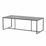 Quatro Tafelframe Antracite met HPL Light Grey tafelblad 220 x 95 cm 4SO - 4so