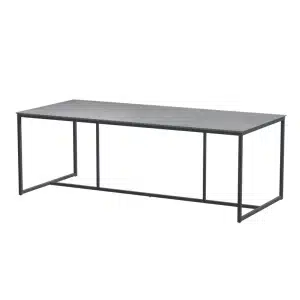 Quatro Tafelframe Antracite met HPL Light Grey tafelblad 220 x 95 cm 4SO - 4so