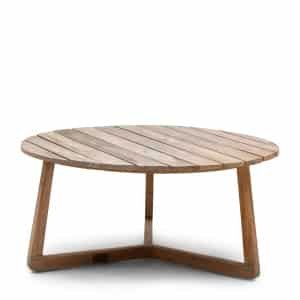 Rivièra Maison Outdoor Salontafel Lovina Teakhout, 80cm - Bruin - Rond