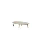 Salute coffee tafel amber keramiek ellipse 120x65 cm Taste - Taste
