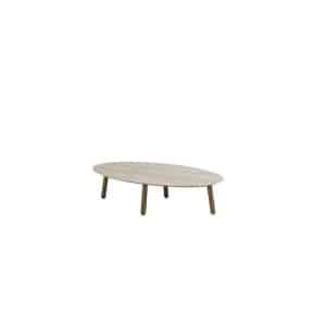 Salute coffee tafel amber keramiek ellipse 120x65 cm Taste - Taste