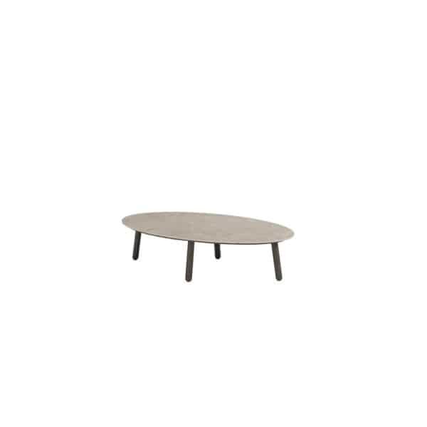 Salute coffee tafel terre keramiek ellipse 120x65 cm Taste - Taste