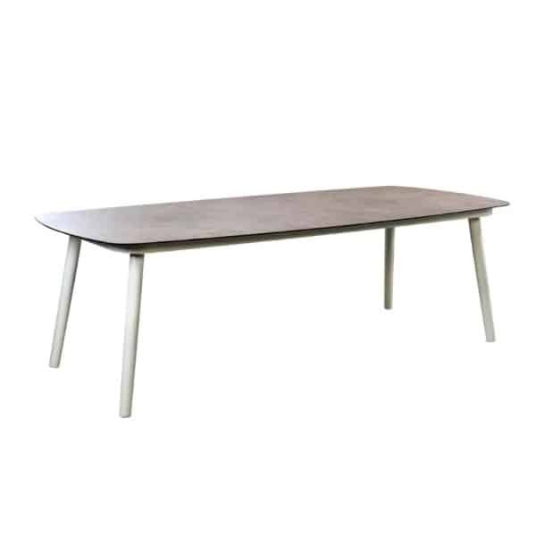 Sashimi tuintafel ovaal aluminium 238x110x74 cm salix/vulcano Yoi - Yoi