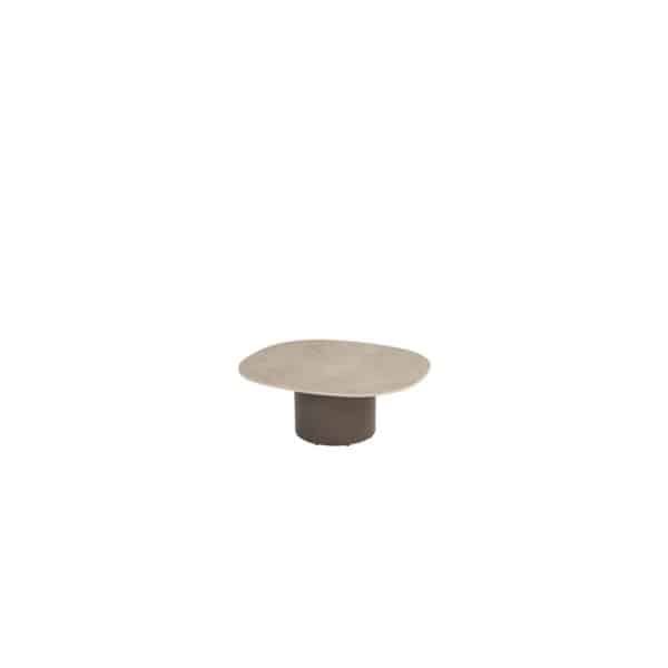 Sofie coffee tafel terre keramiek 70 x 80 cm frame met blad 4SO - 4so