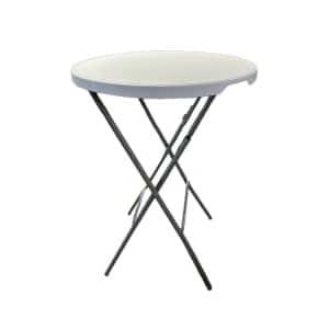 Statafel Louis Wit dia80x110 cm Buitengewoon de Boet - Buitengewoon de boet