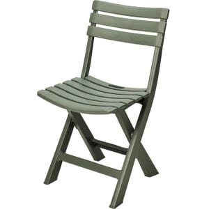 Stoel komodo kunststof groen