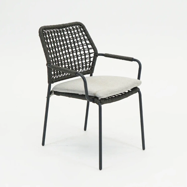 Swifty dining stoel c.black/ TPU grey/ valley sand