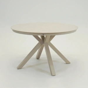 Tafel davos crema 118cm