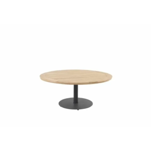 Taste Saba Low Diningtafel Teak Antracite dia. 160 cm 4SO - 4so