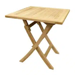 Teak klaptafel 70x70x75 cm Buitengewoon Boet - Buitengewoon de boet