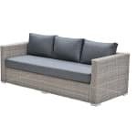 Tennessee 3-zits bank L225 cm vintage willow/antraciet texfiber Garden Impressions - Garden impressions