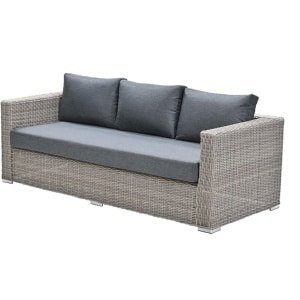 Tennessee 3-zits bank L225 cm vintage willow/antraciet texfiber Garden Impressions - Garden impressions