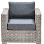 Tennessee lounge fauteuil vintage willow/antraciet texfiber Garden Impressions - Garden impressions