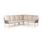 Tierra Outdoor Dining Loungeset Liv Champagne Right