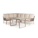 Tierra Outdoor Dining Loungeset Liv Ophira Champagne