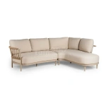 Tierra Outdoor Loungeset Fresca Organic Champagne Left