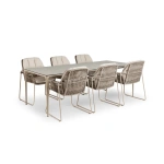 Tierra Outdoor Tuinset Elegante Rivera Champagne 7-delig