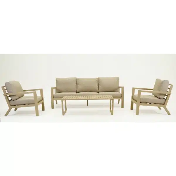 Vita Emerson loungeset beige 4-delig