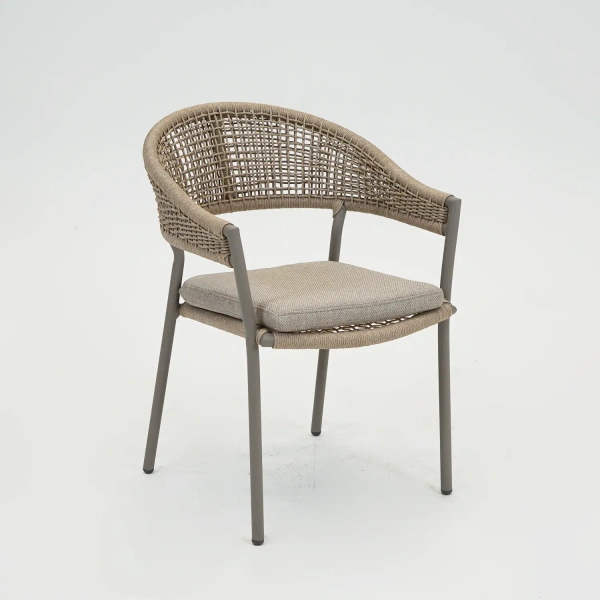 Vita Marina stapelstoel bruin